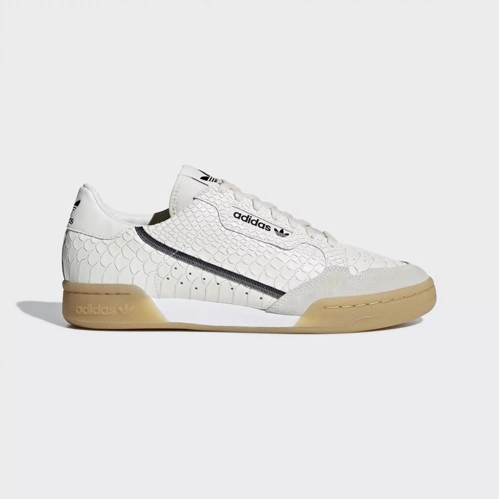 Adidas Continental 80 Tenis Blancos Para Hombre (MX-18295)
